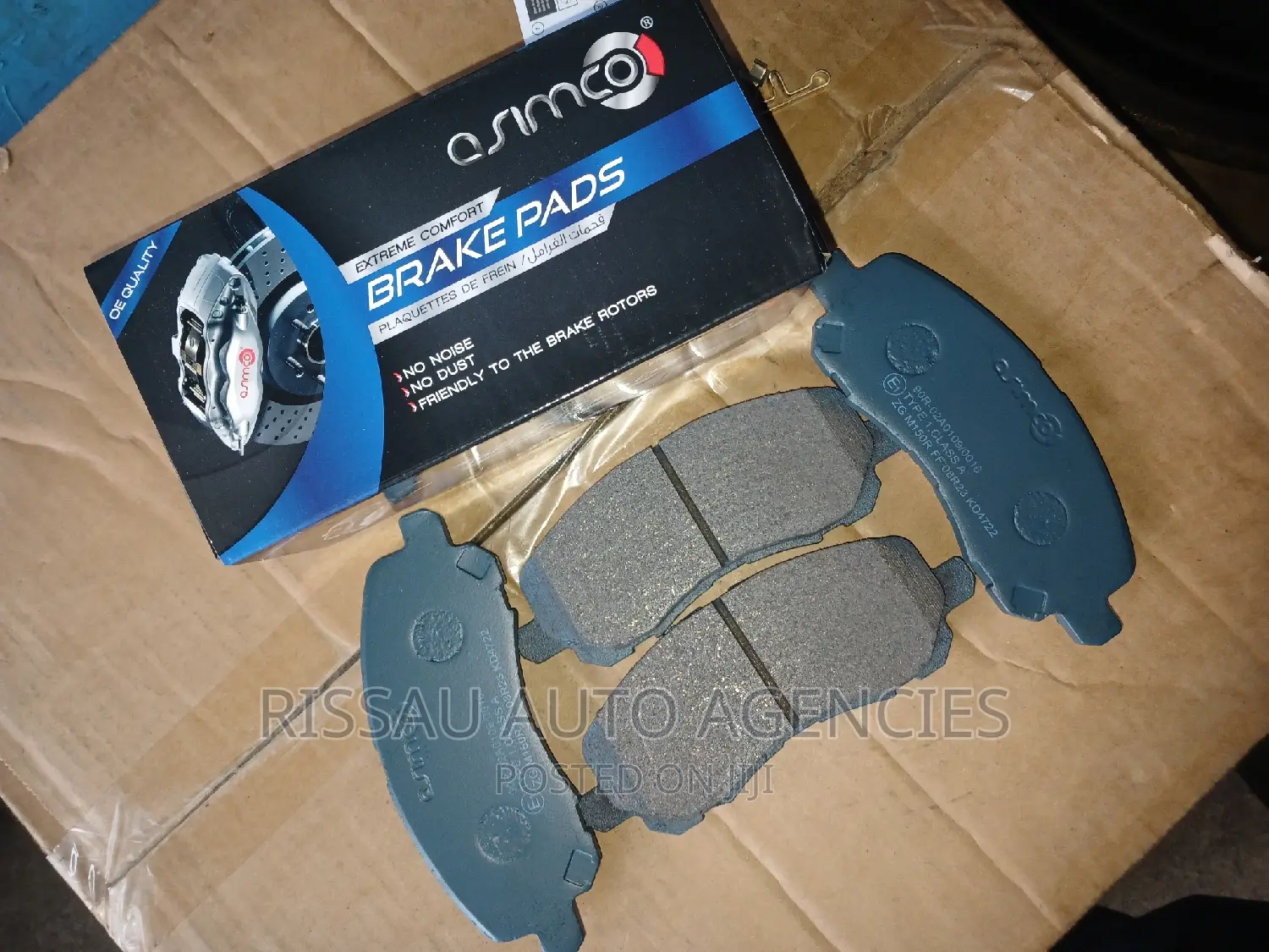 Mitsubishi Galant Front Asimco Genuine Brake Pads KD4722.
