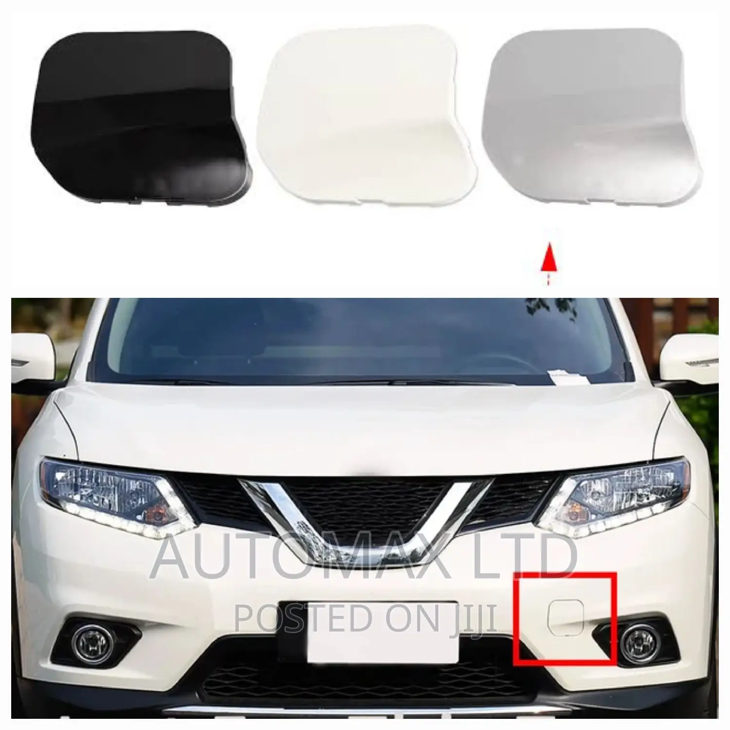 Nt32, Nissan Xtrail, Front Bumper Towing Hook Eye Cover