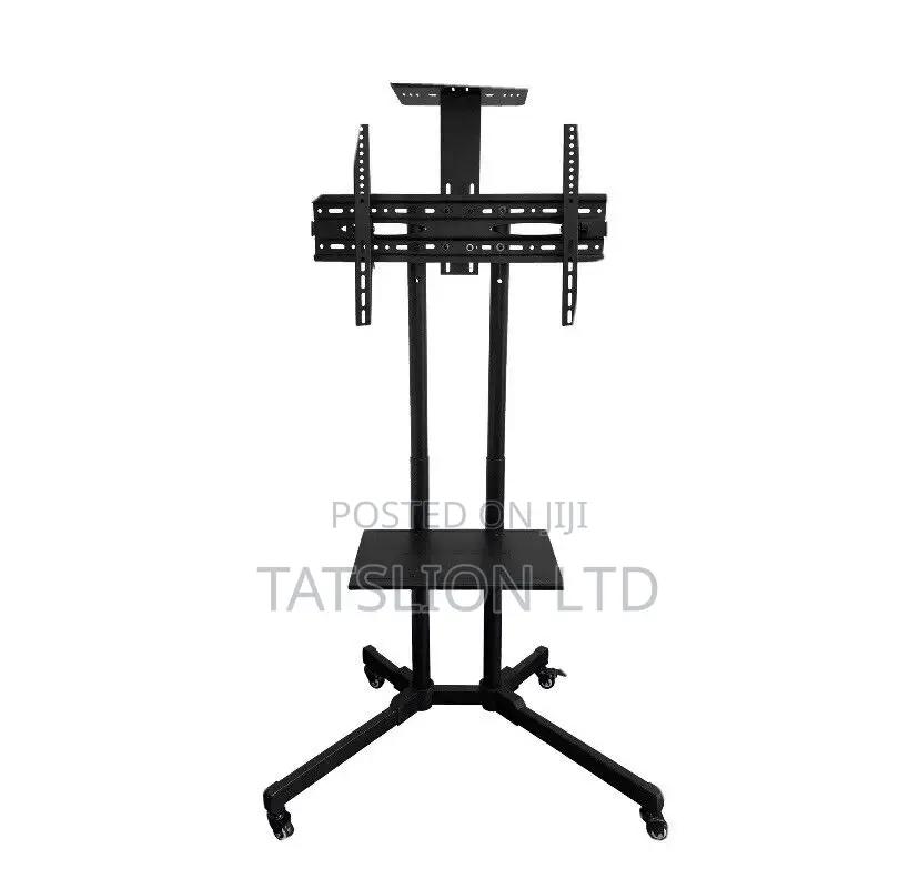 Rolling Mobile TV Stand - W/ Mount/Wheels - 32"- 10" Televis