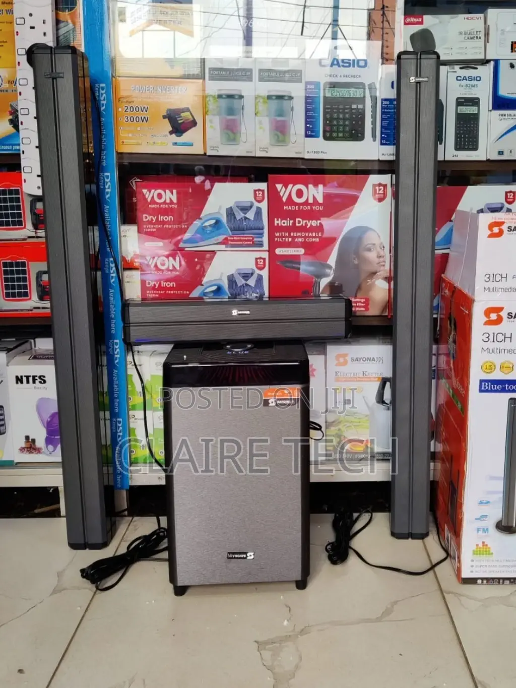 Sayona 3.1CH Tall Boy 1309 Sound Bar