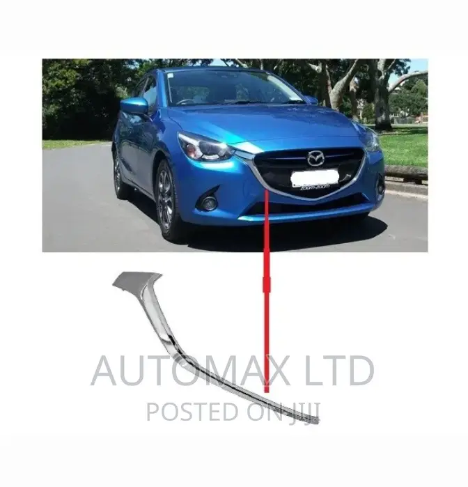 Mazda Demio Yr2014+ Front Bumper Side Chrome Finisher