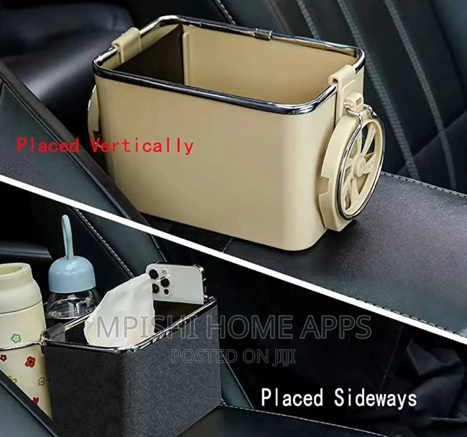 Car Arm Rest Organizer 
( Box, Phone Slot, 2 Bottle Holder)