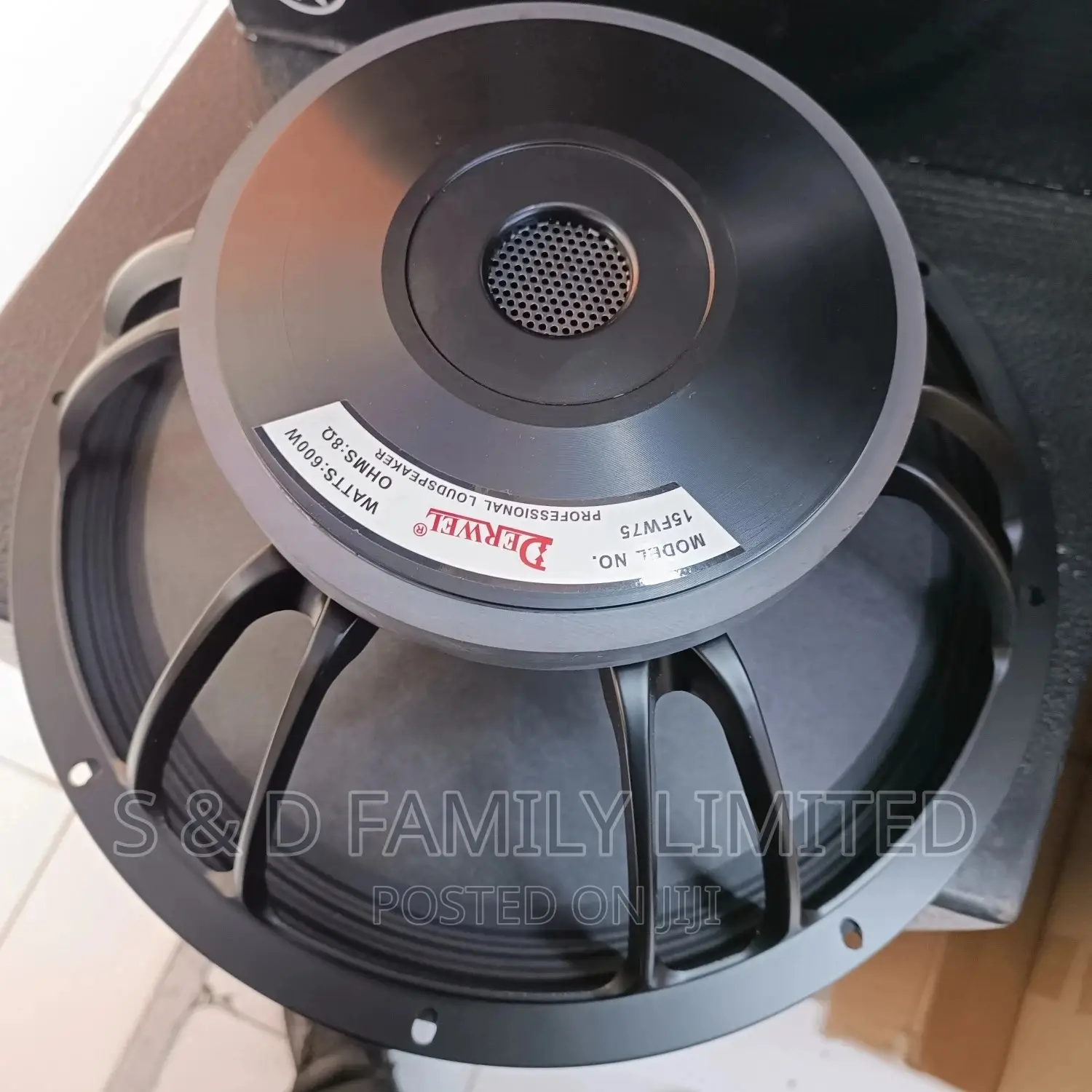 Derwel 15FW75 Midrange Speaker 75mm Voice Coil
