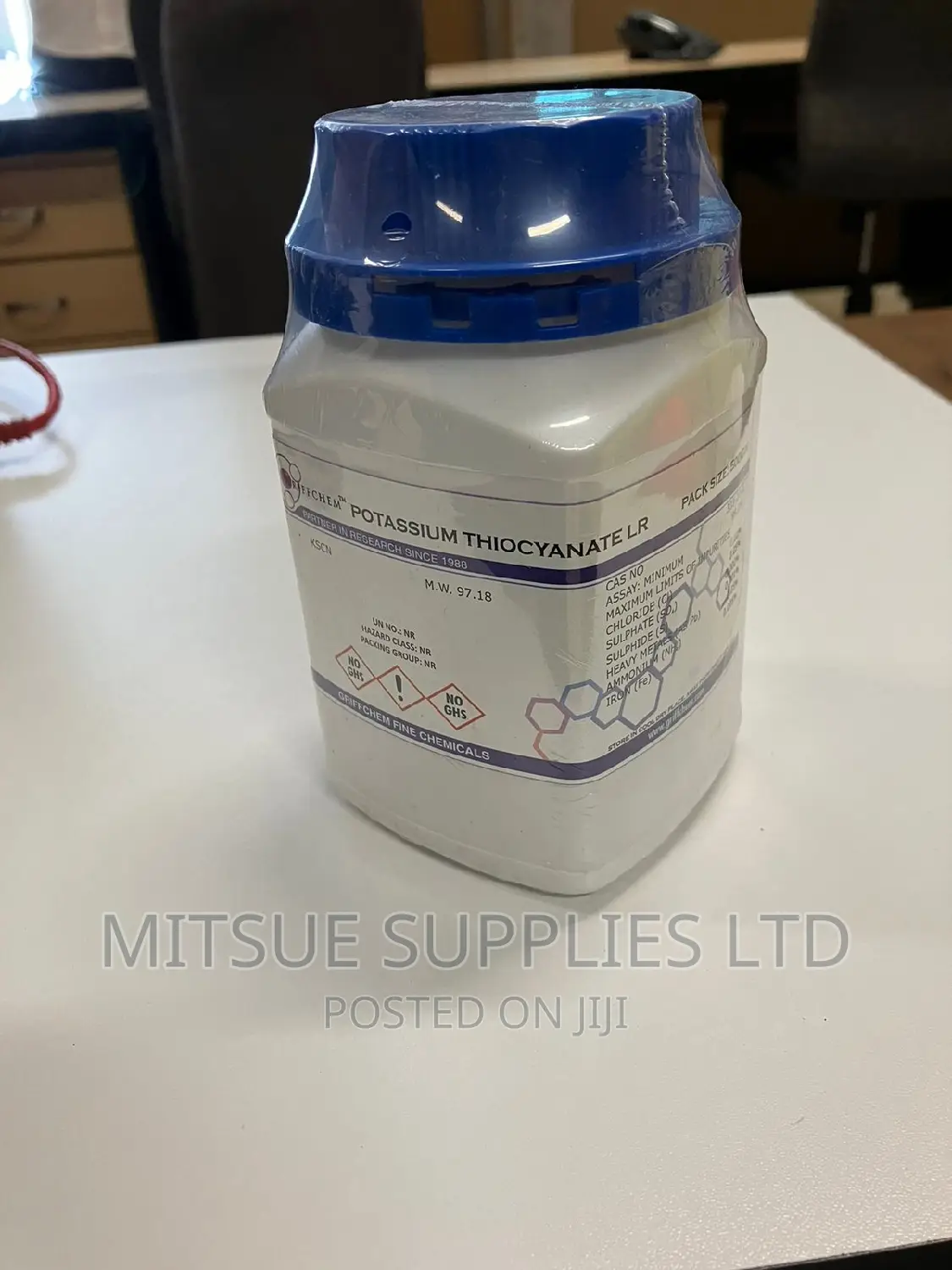 Potassium Thiocyanate 500G Laboratory Reagent