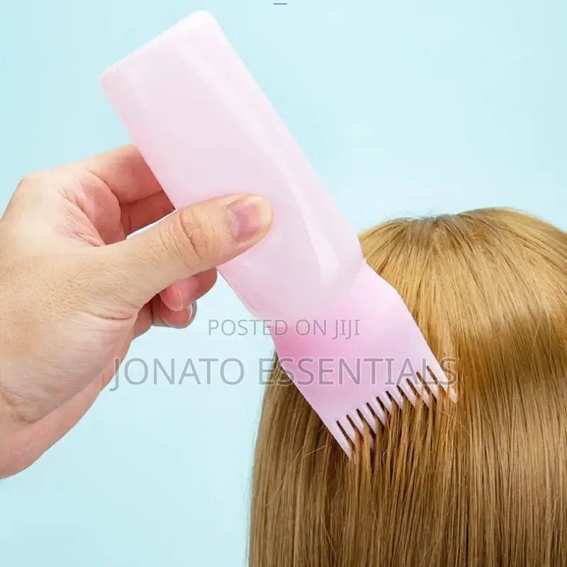 Hair Dye or Oil Dispensing Bottle With Applicator