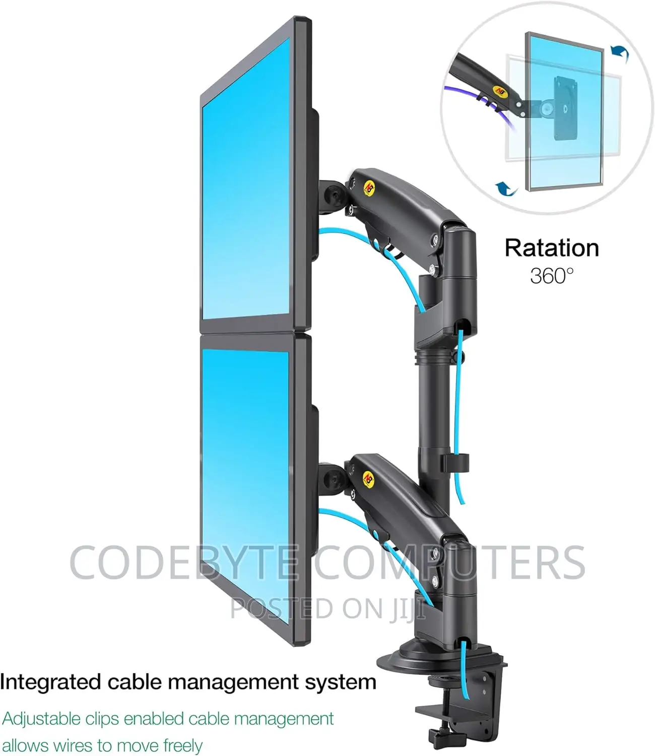 Dual Monitor Arm -H180 North Bayou