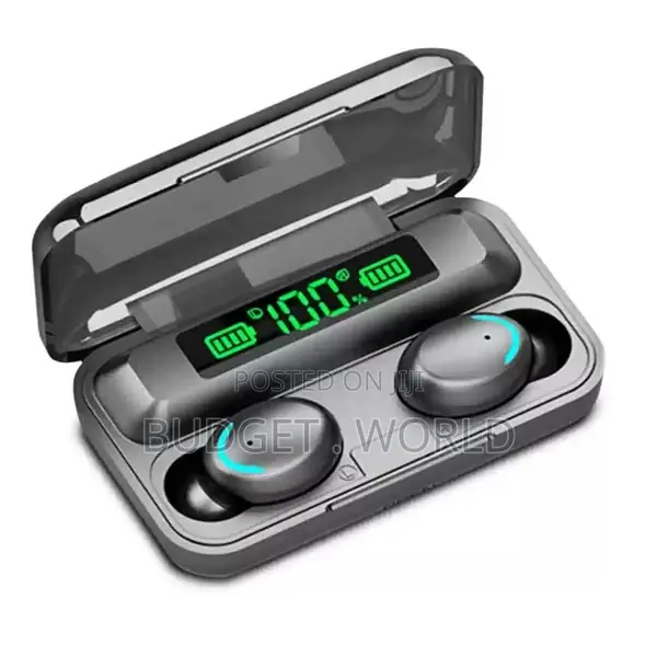 F9-5 TWS Wireless Bluetooth Earphones 5.0 1200mah Power Bank