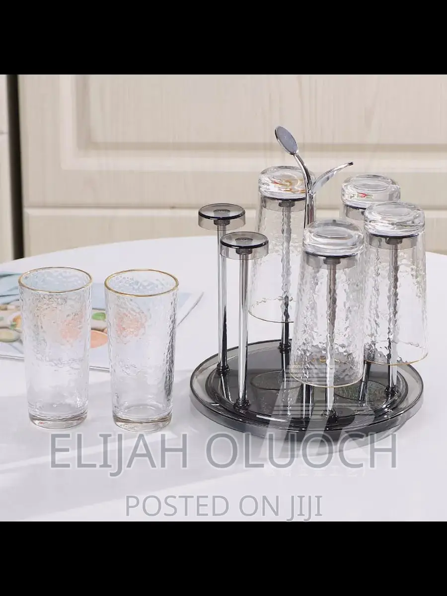 6PCS Rotating Glass/Tumbler Holder