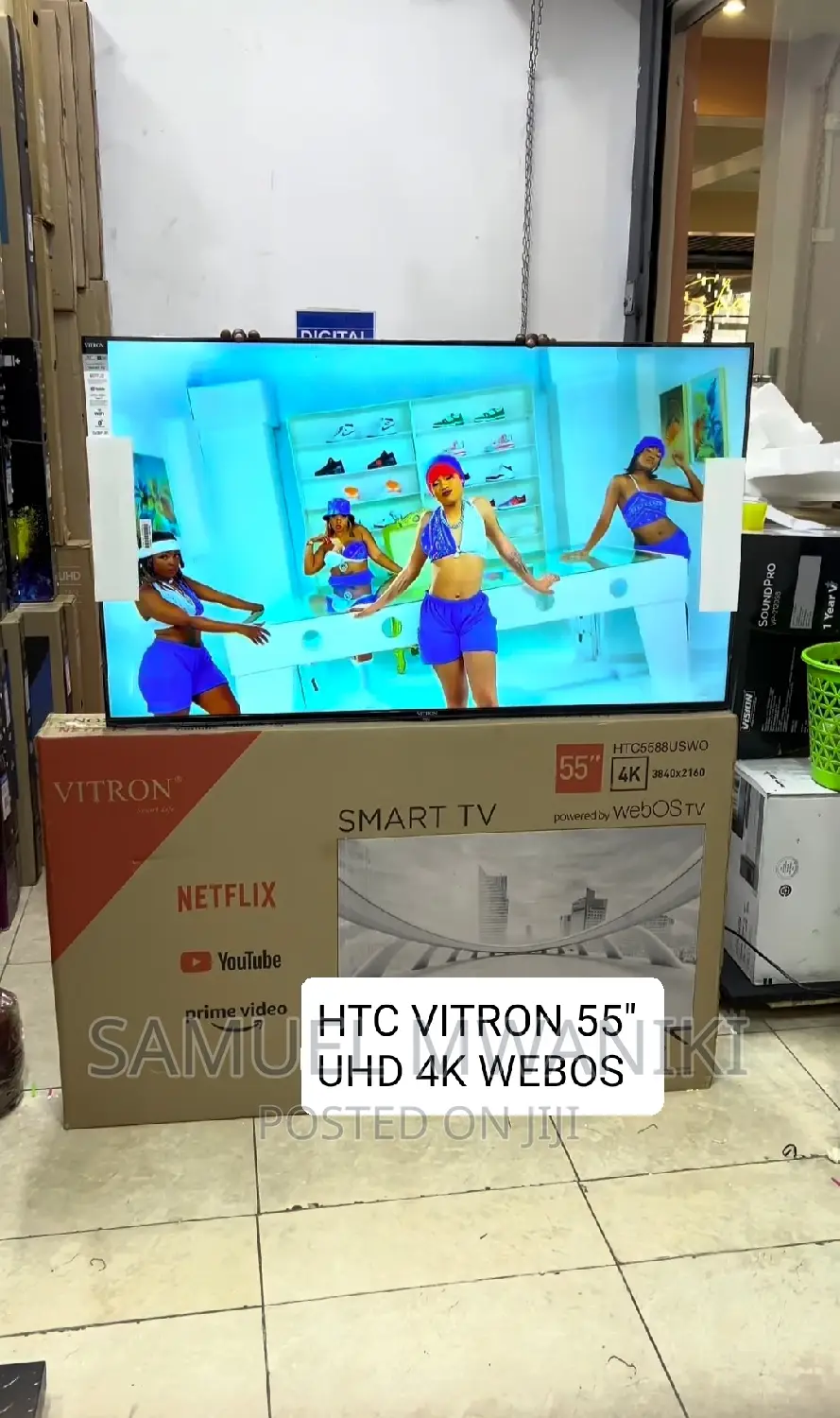 Vitron 55" Uhd Frameless Webos Smart Tv + Magic Remote