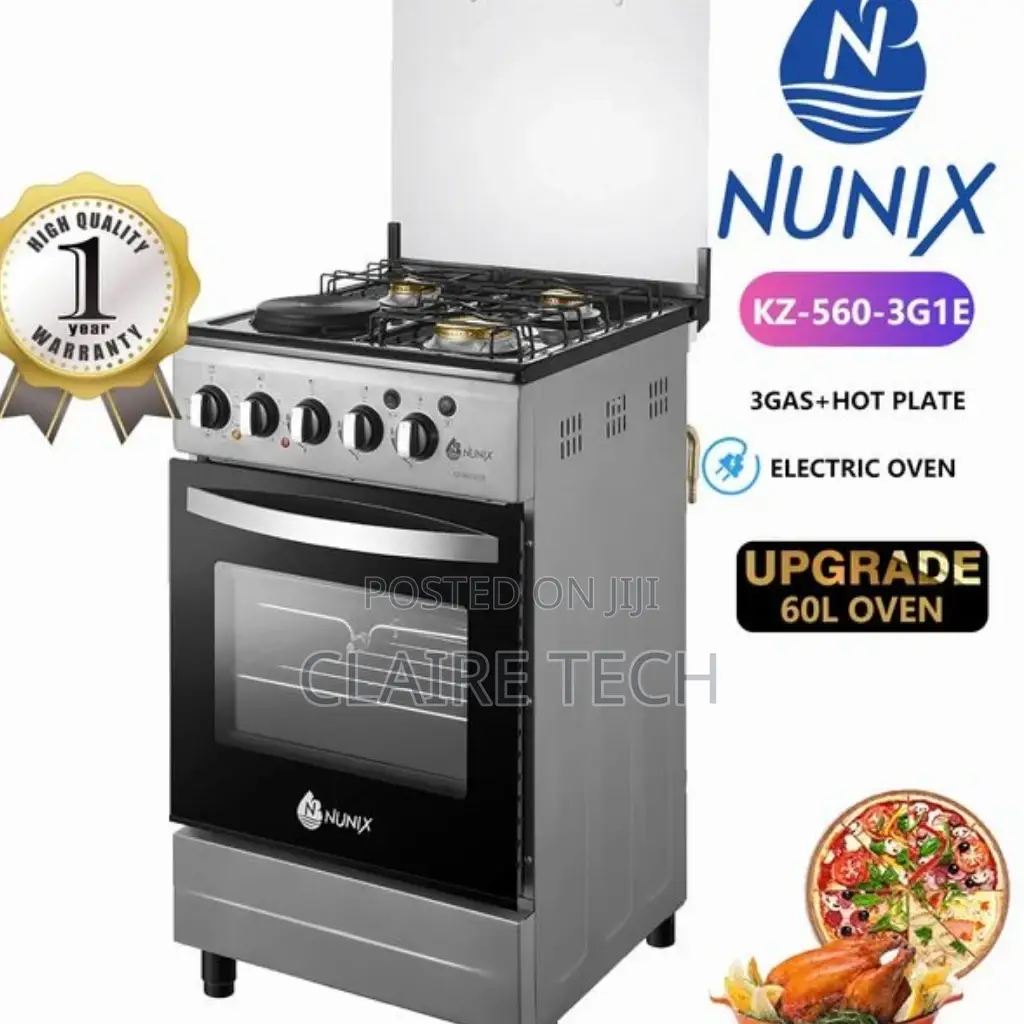 Nunix 3+1 50*60 Standing Cooker With Electric Oven