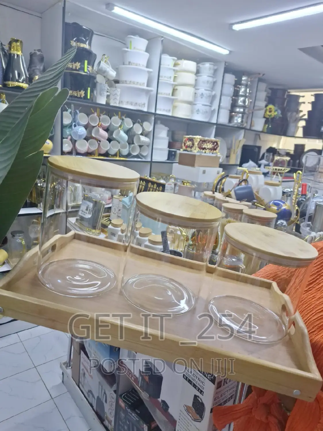 Large Capacity Glass Storage Containers With Bamboo Lids