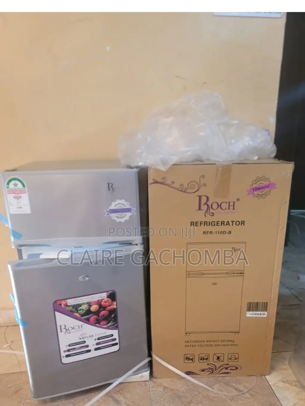 RFH-110 -B Double Door Fridge Roch