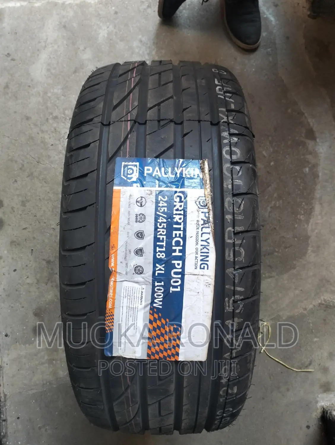 245/45r18 Pallyking Tyre (Runflat