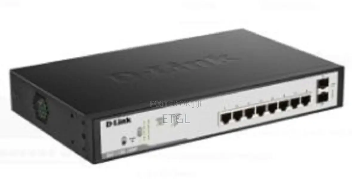 GS-F1100-10PS "D-Link 8 Port Poe Gigabit Smart Managed Switc