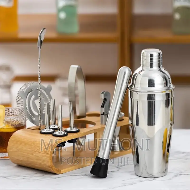 12pcs Stainless Steel Cocktail Shaker Se