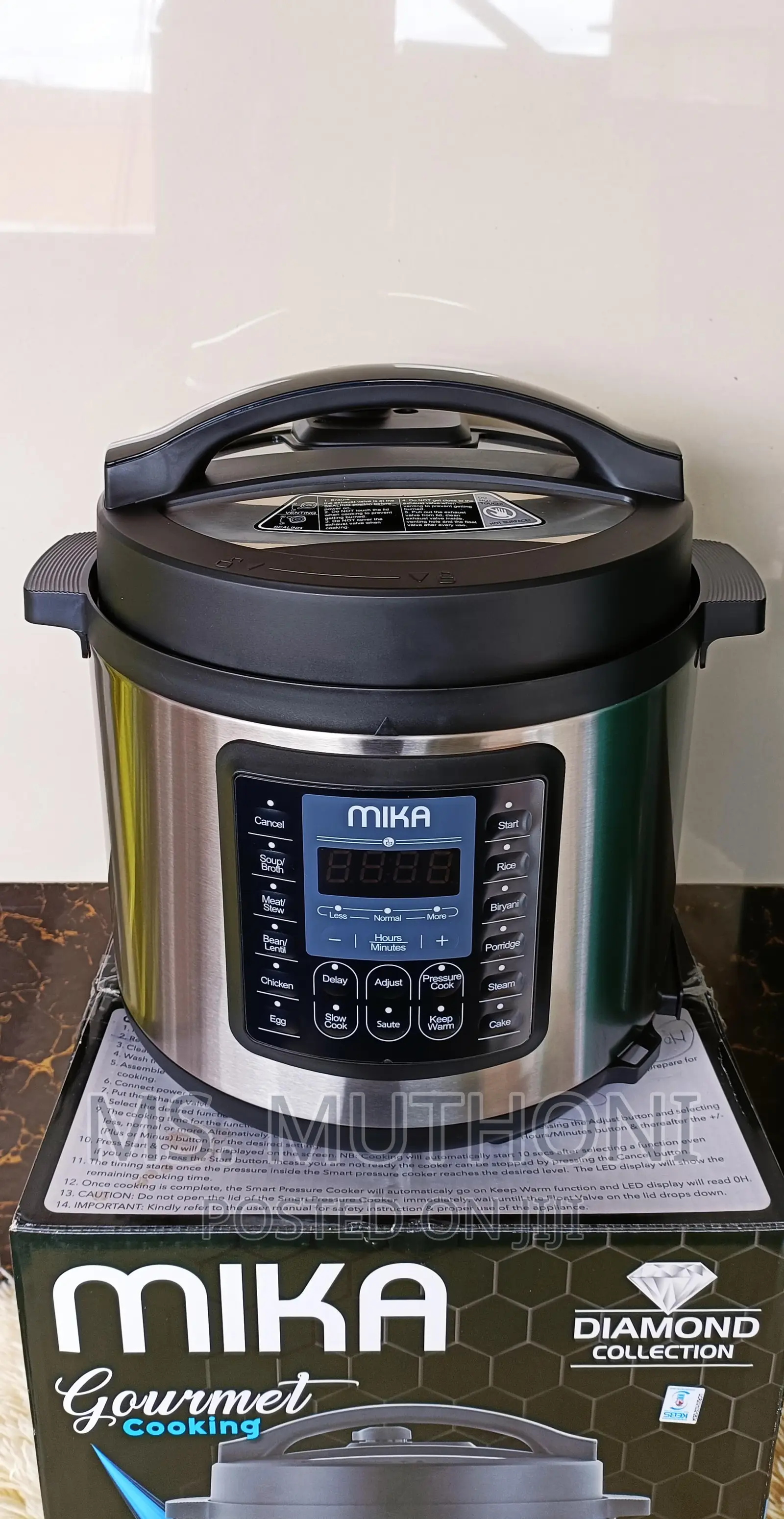 6 L Mika Electric Pressure Cookers*