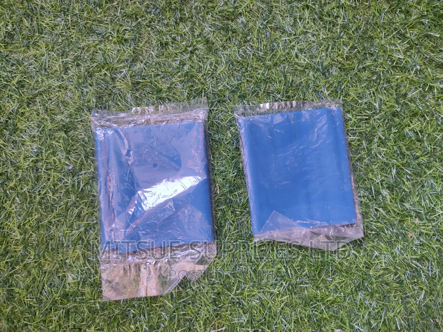 Pair of Exercise Yoga Straps Blue