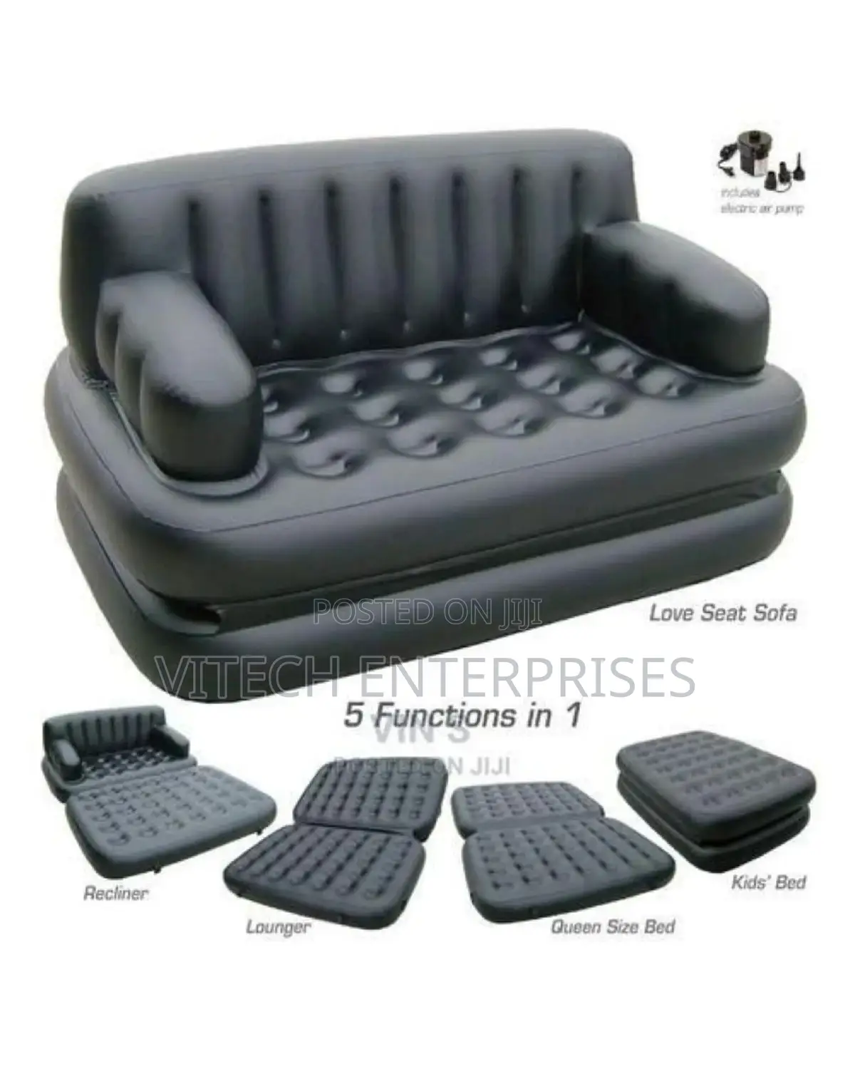 5 in 1 Multifunctional Inflatable Sofa Bed