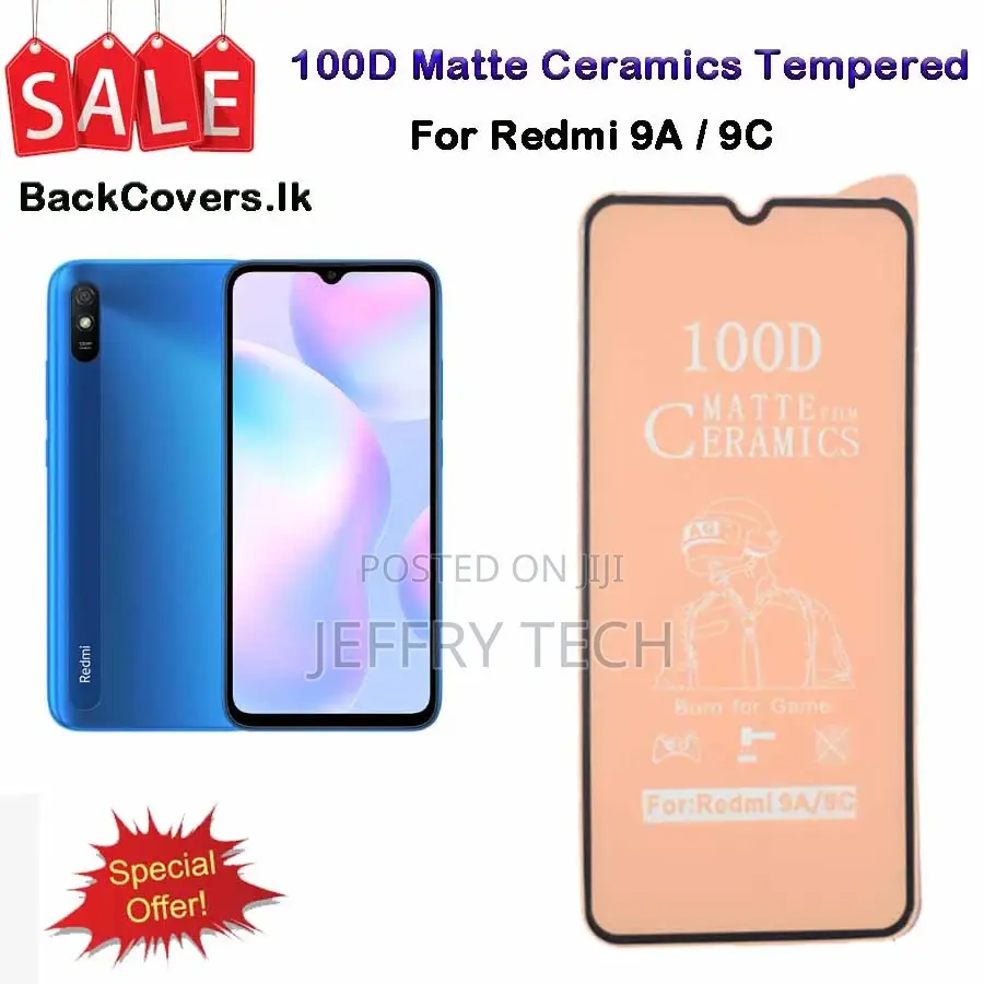 Redmi 9A / 9C Matte Ceramics Tempered Glass / Screen Protect