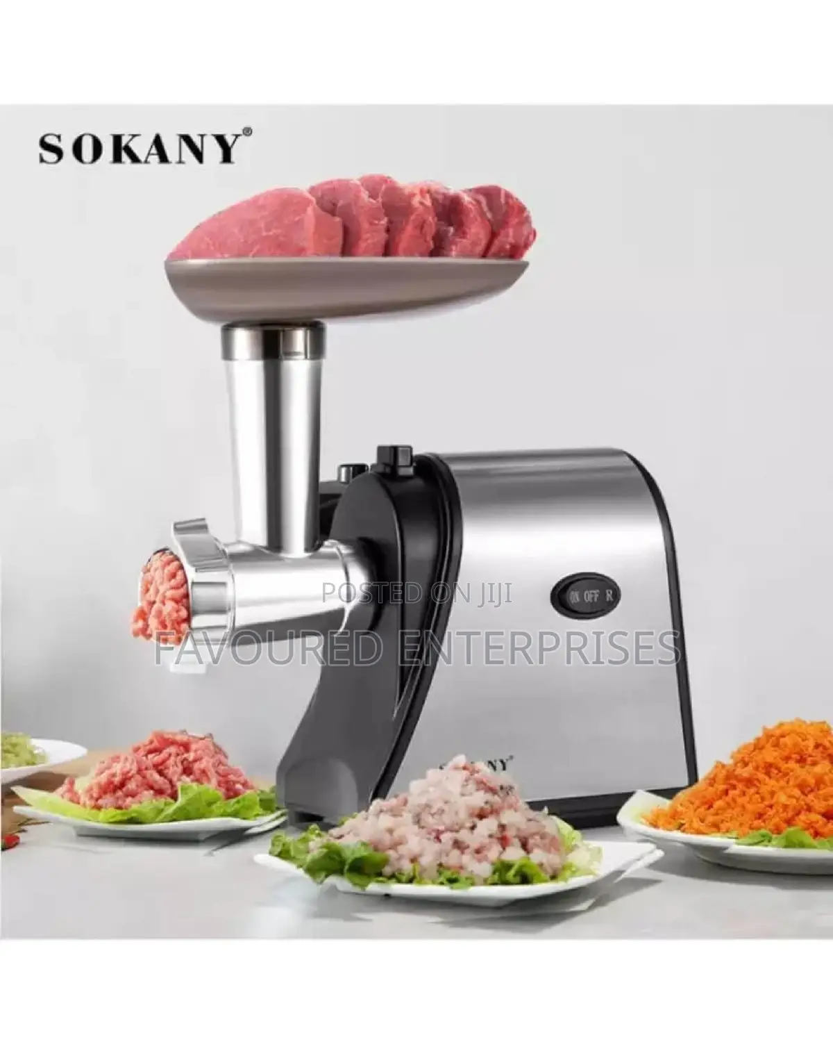 Sokany Multifunctional Electric Meat Mincer - 2500watts