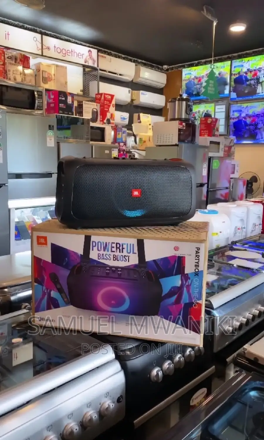 JBL Partybox on the Go Portable Speaker With Microphone