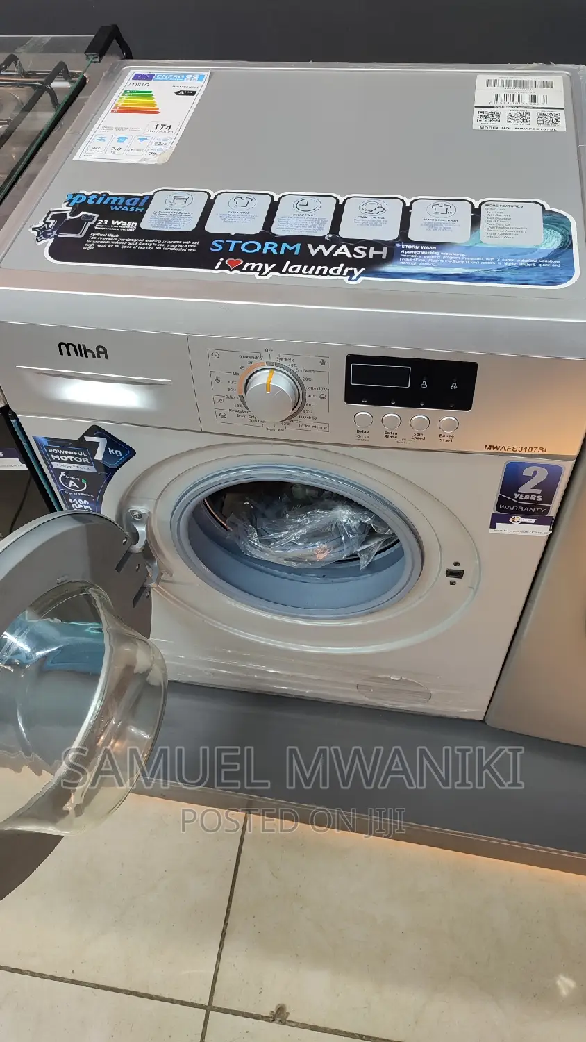Mika 7kgs Washing Machine Frontload Automatic