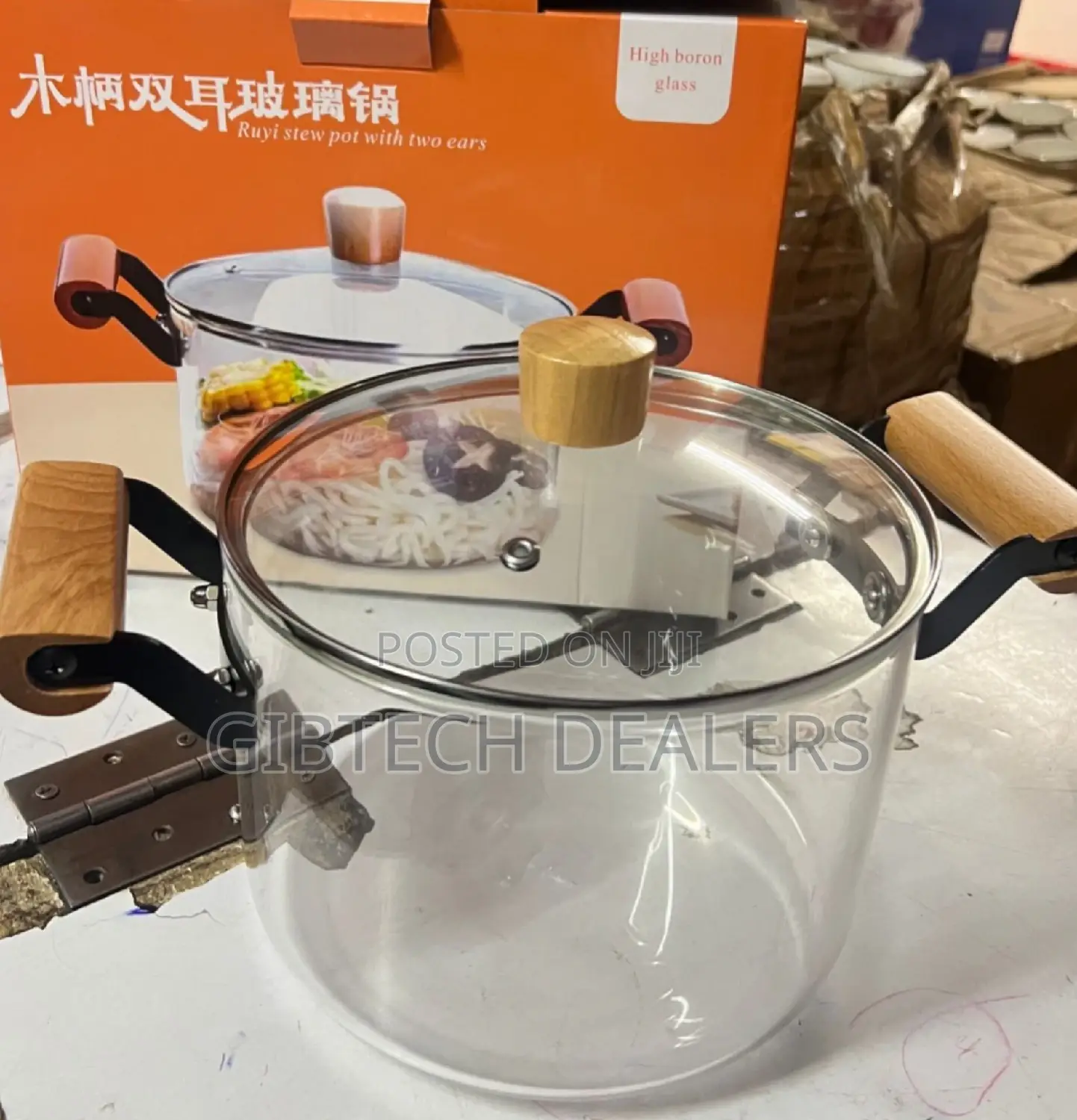 Best Quality 4.5kg Glass Borosilicate Cooking Pot