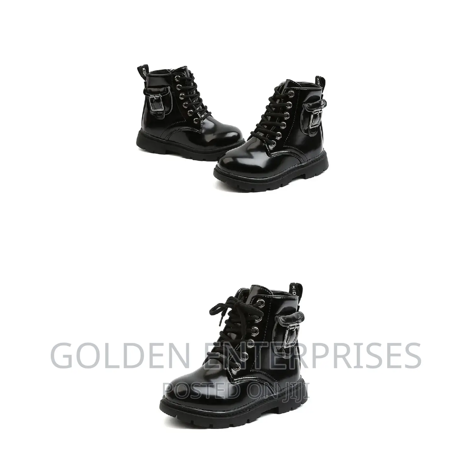 Kid's Wetlook Stylish Boots 21-30