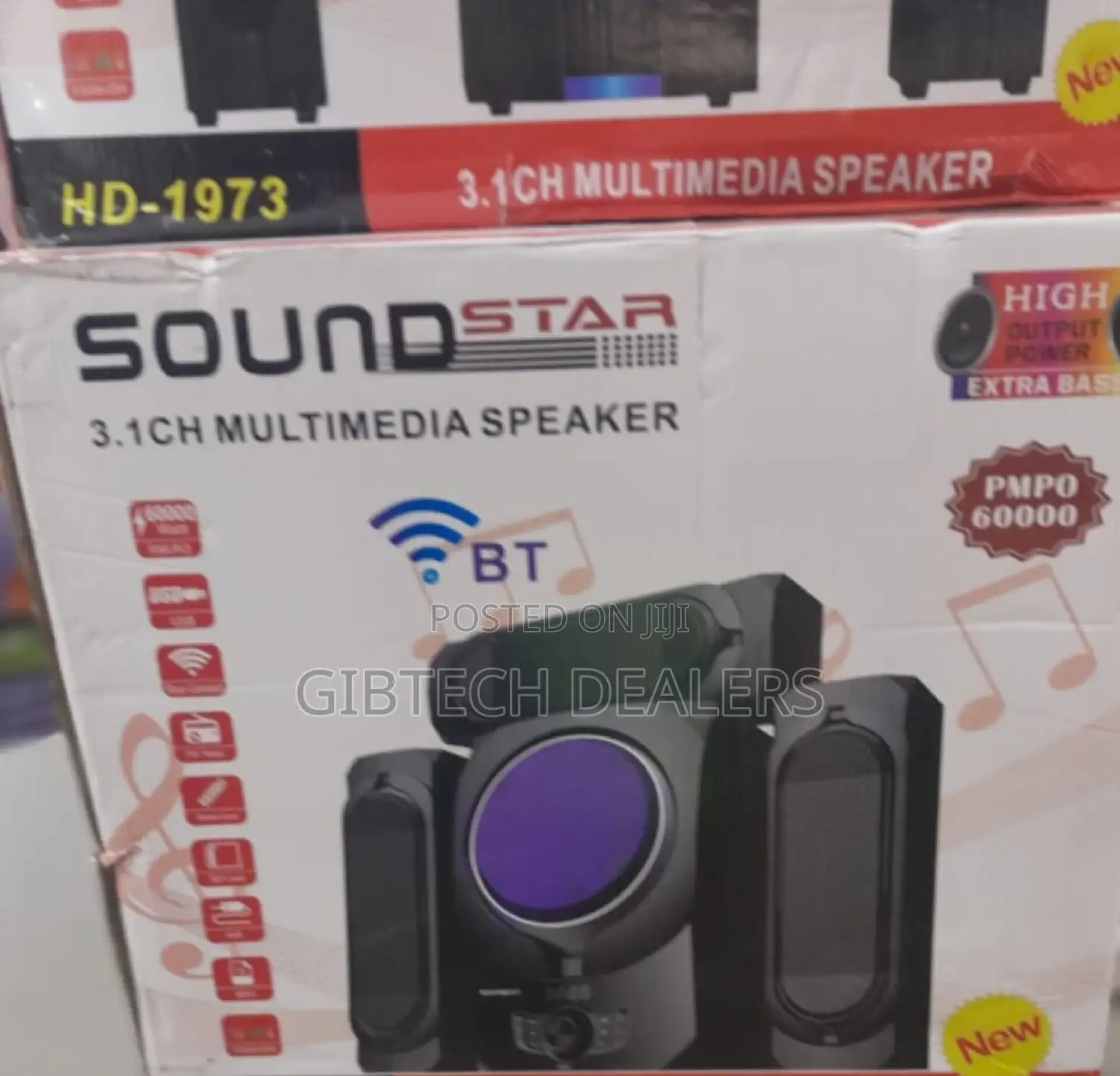 Sound Star Woofer Hd 1973 3.1ch Multimedia Speakers