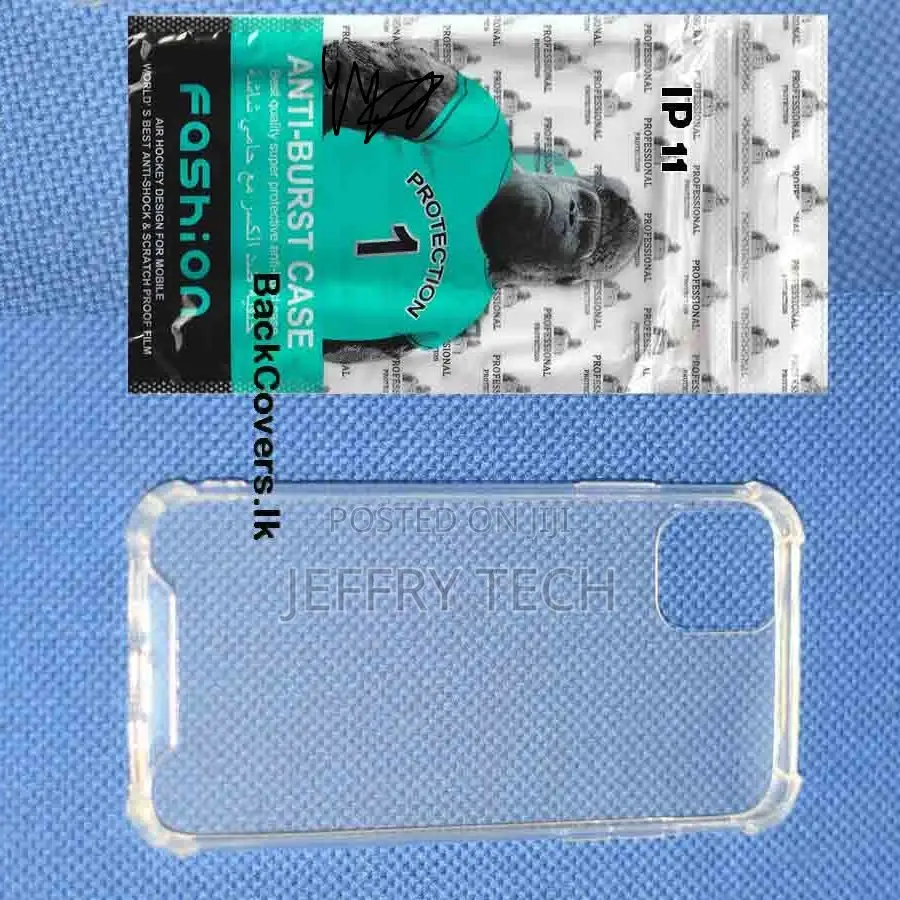 iPhone 11 ANTI-BURST Case / High Quality Transparent Back Co