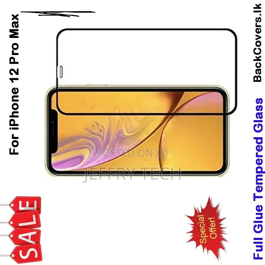 iPhone 12 Pro Max Tempered Glass / Screen Protector
