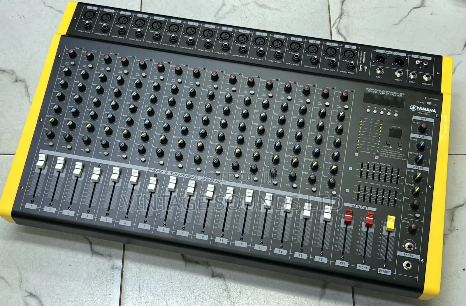 Yamaha Powered Mixer 16 Channel PMX16USB Bluetooth+Phantom