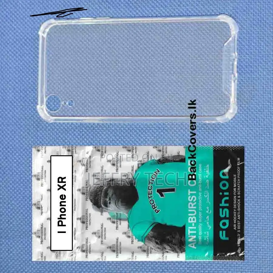 iPhone XR / Xr ANTI-BURST Case / High Quality Transparent Ba