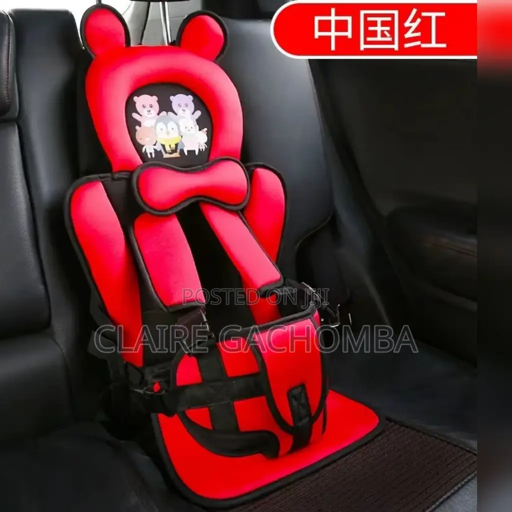 Red Children's Safety Car Seat Cushion 