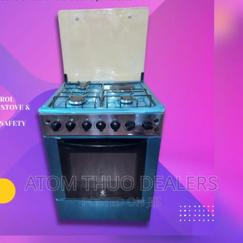 Euroken 60*60 3+1 Standing Cooker With Electric Oven.