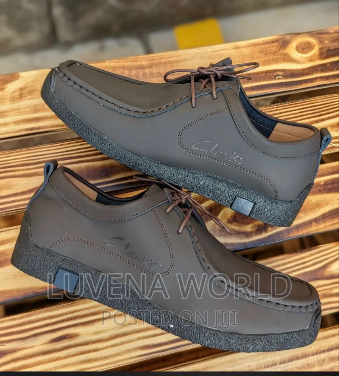 Leather Clarks