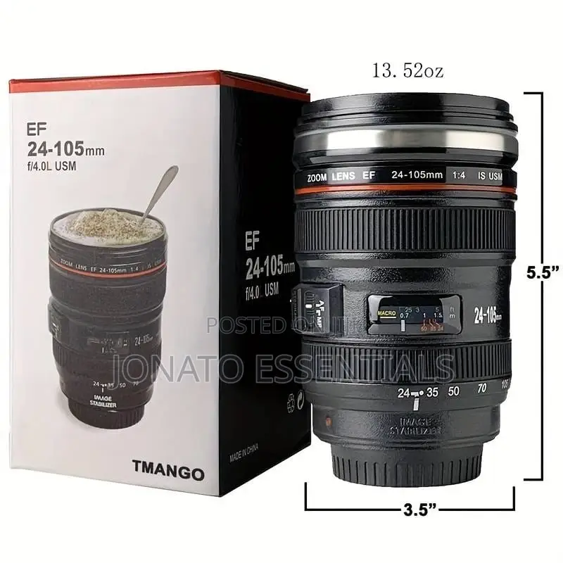 450ml Camera Lens Mug or Cup