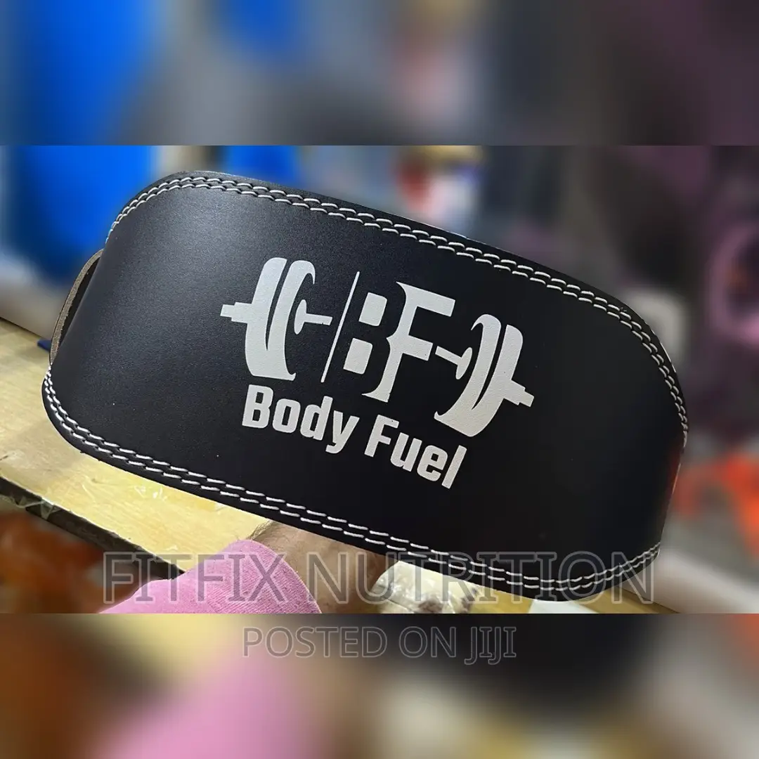 Leather Gym Belt Deadlift Belt