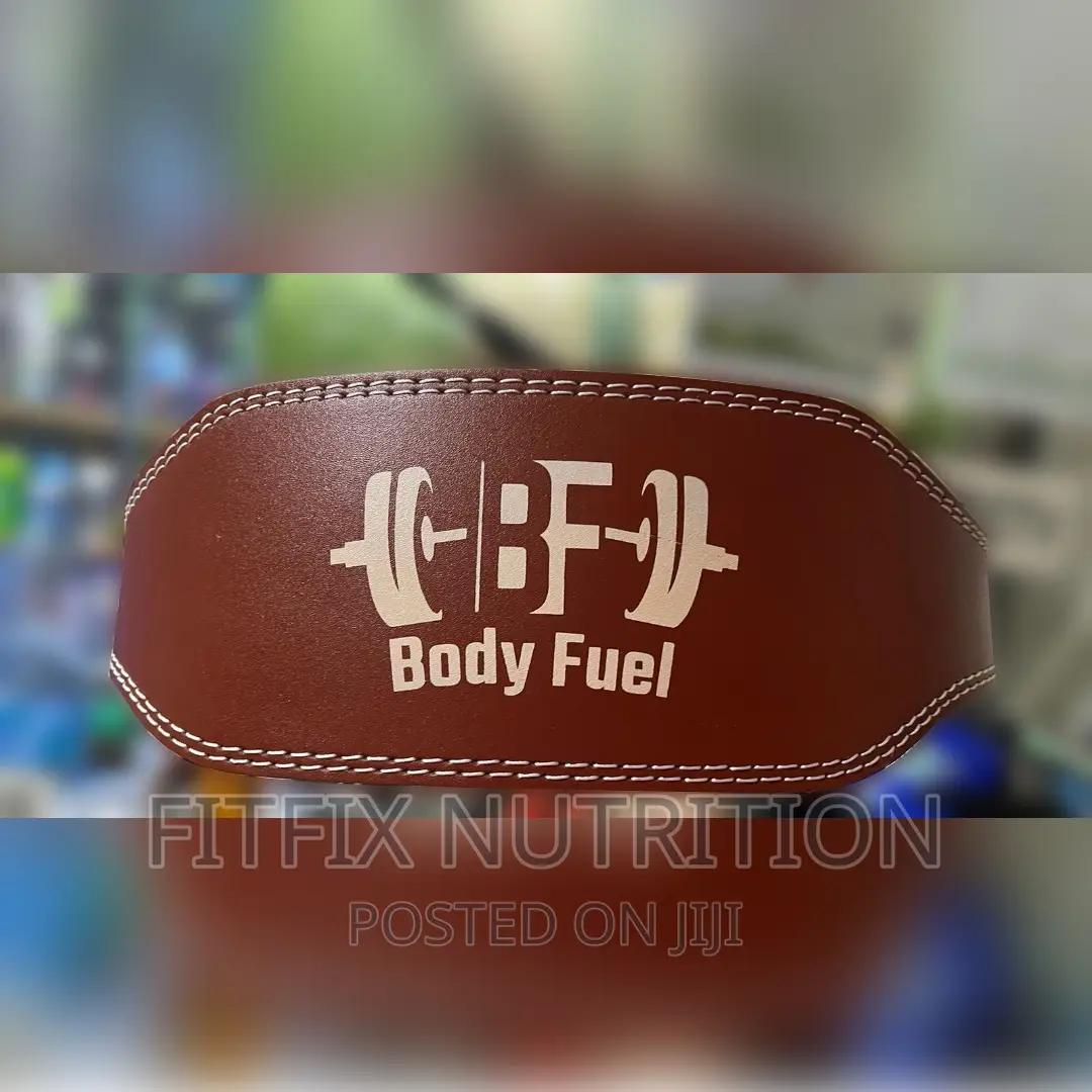 Leather Gym Belt Deadlift Belt