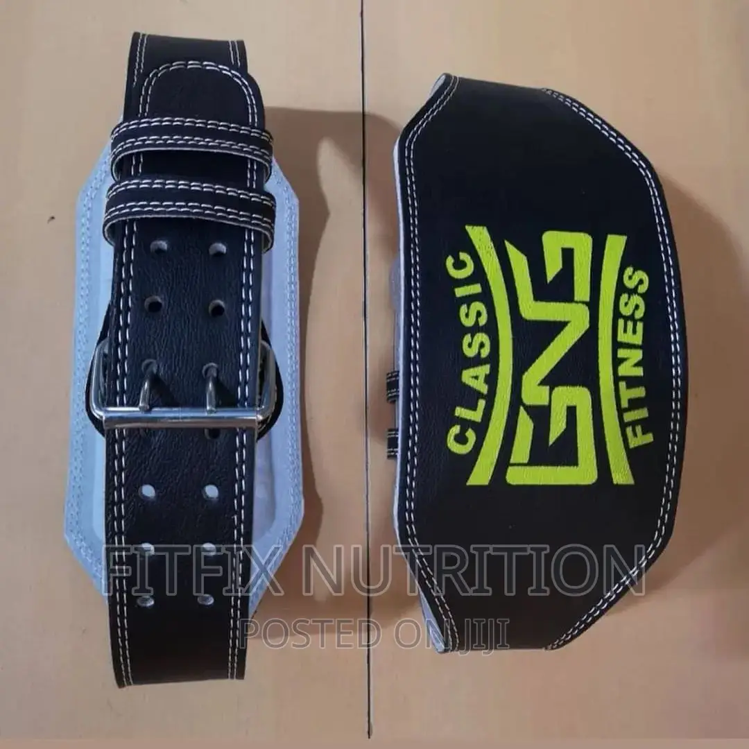 Leather Deadlift Belt