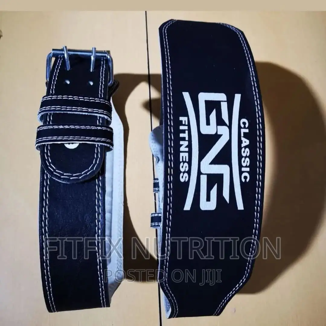 Leather Deadlift Belt