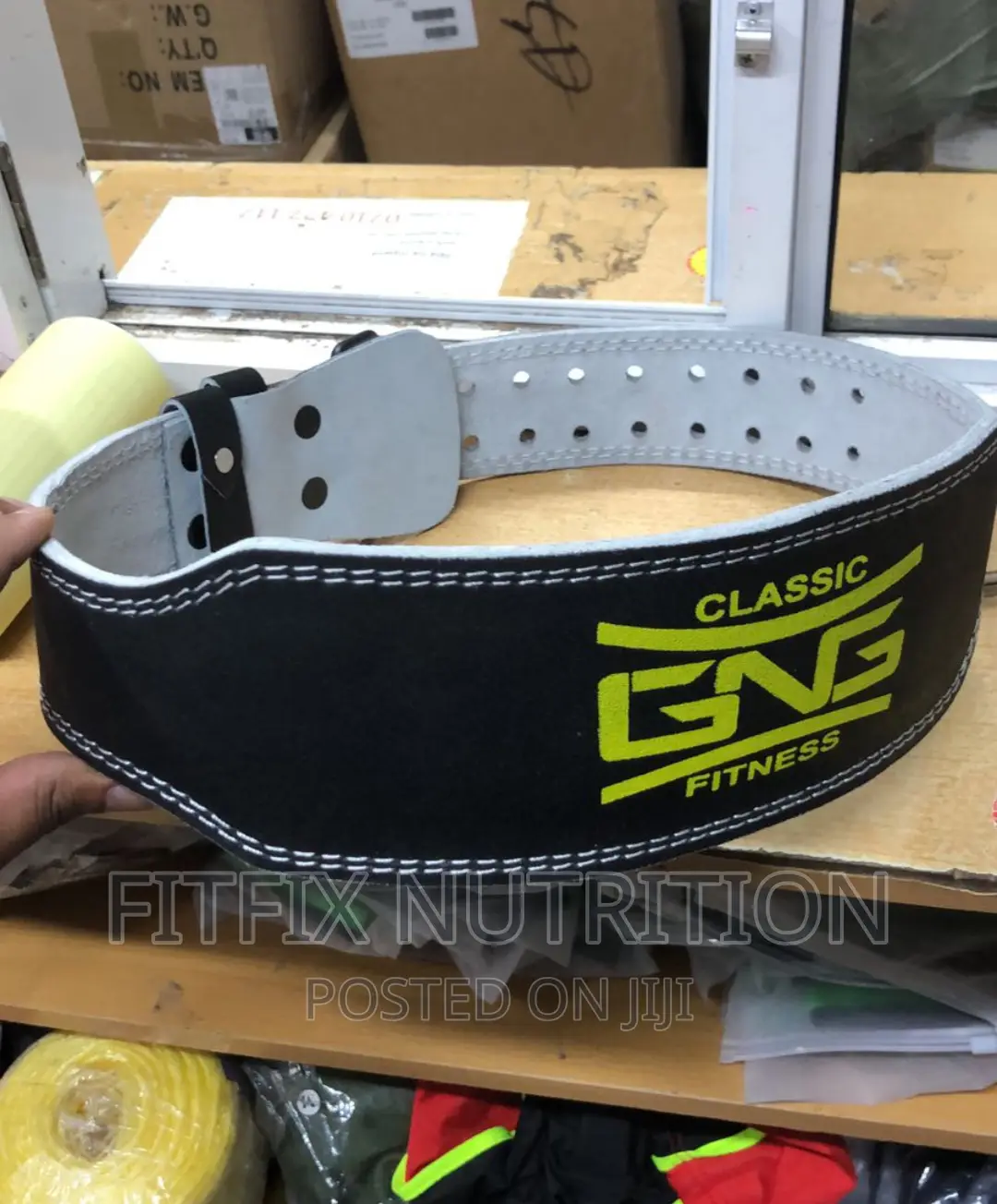 Leather Deadlift Belt
