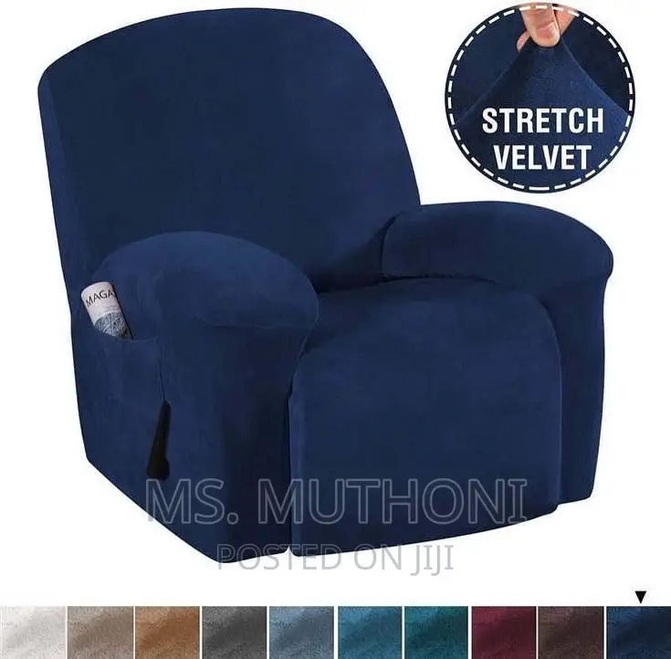 Recliner Velvet Seat Covers