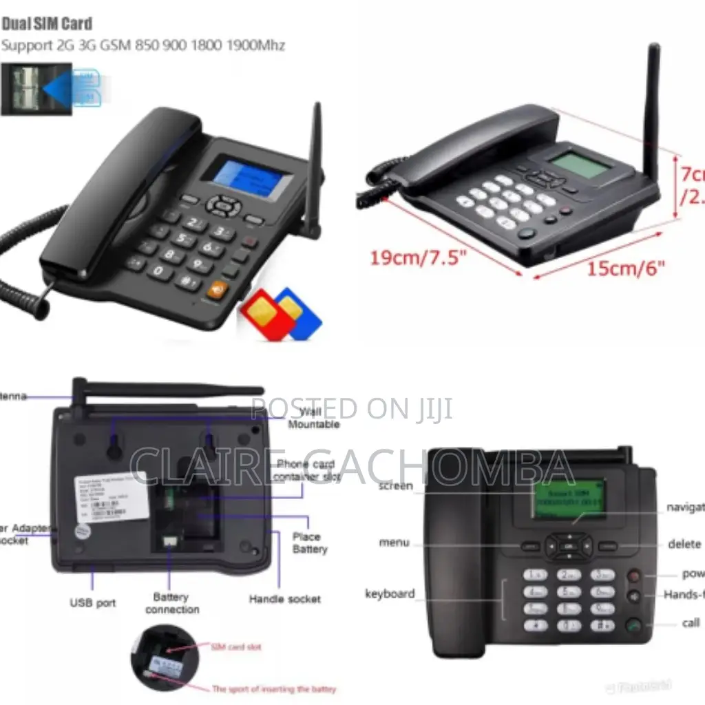 Fixed Wireless GSM Office/Home Phone With Dual Sims