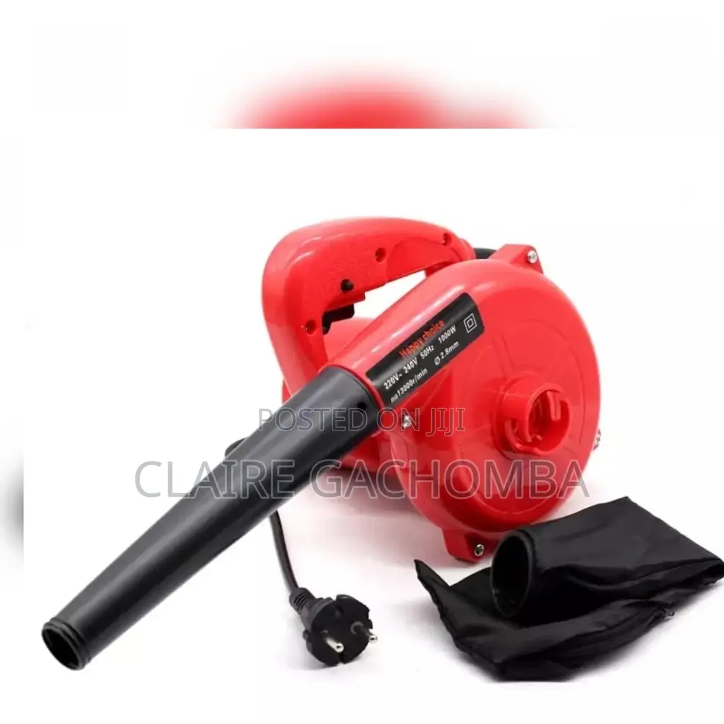 Electric Air Blower Vacuum Cleaner Red