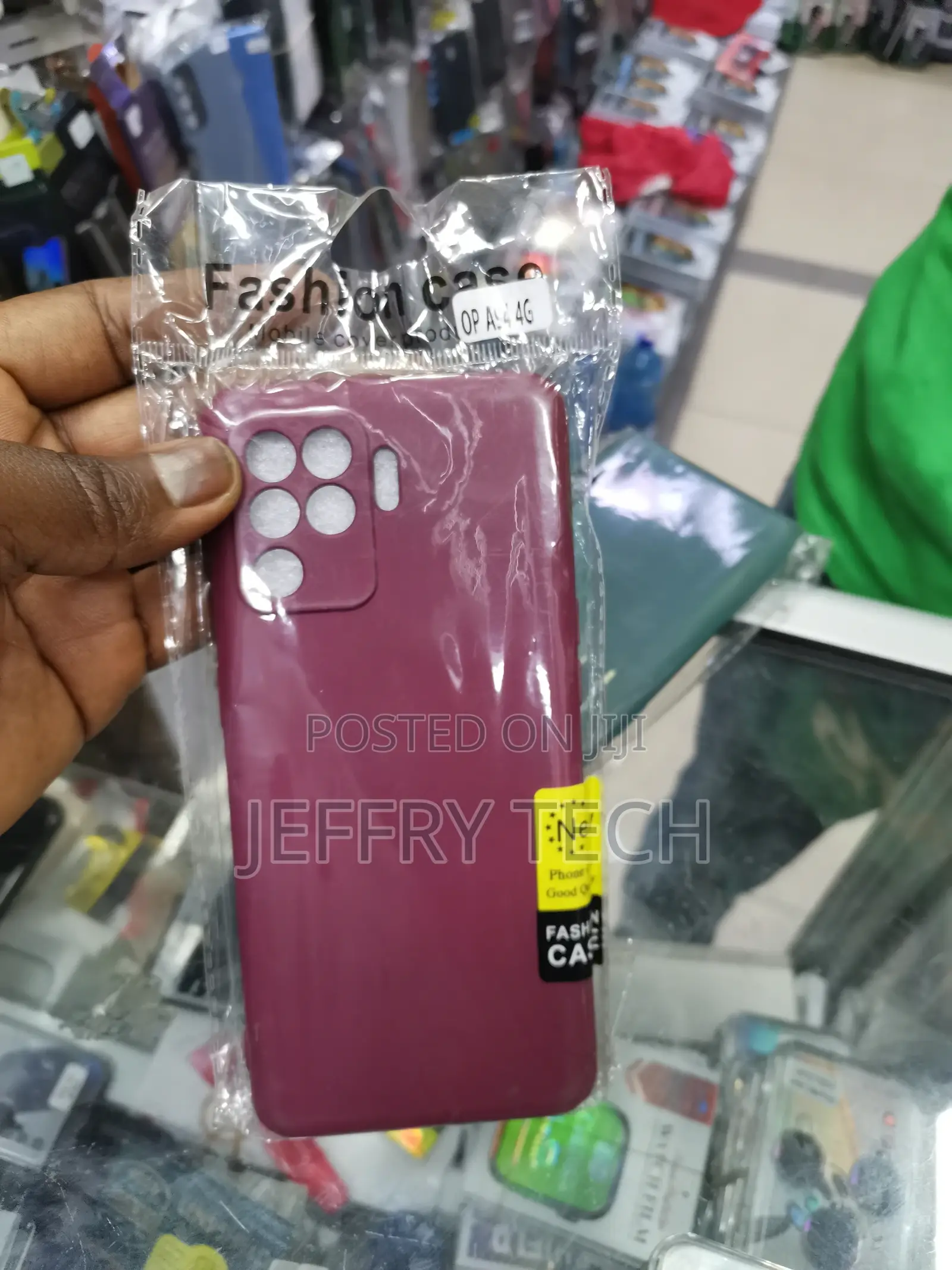 Liquid Silicone Maroon Back Cover for Oppo A94, Oppo A94