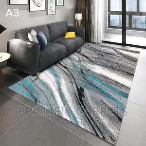 3D Carpet Ocean Blue