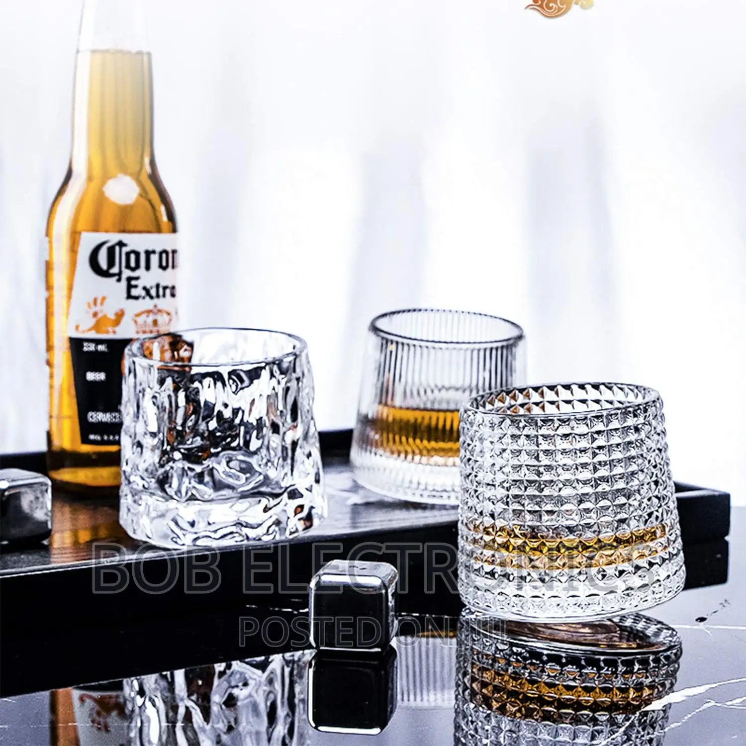 6 Wobbly Liqour Glasses
