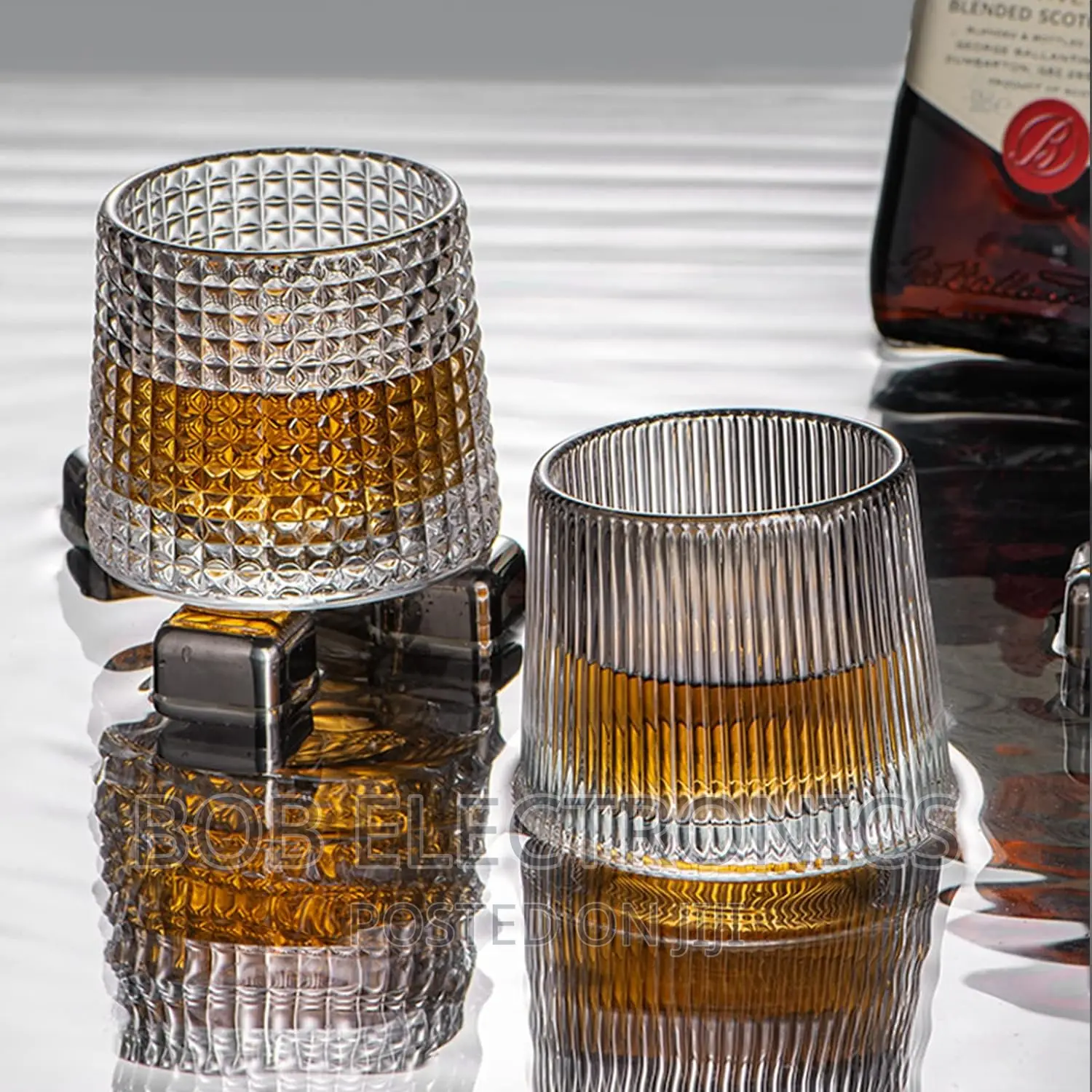 6 Wobbly Liqour Glasses