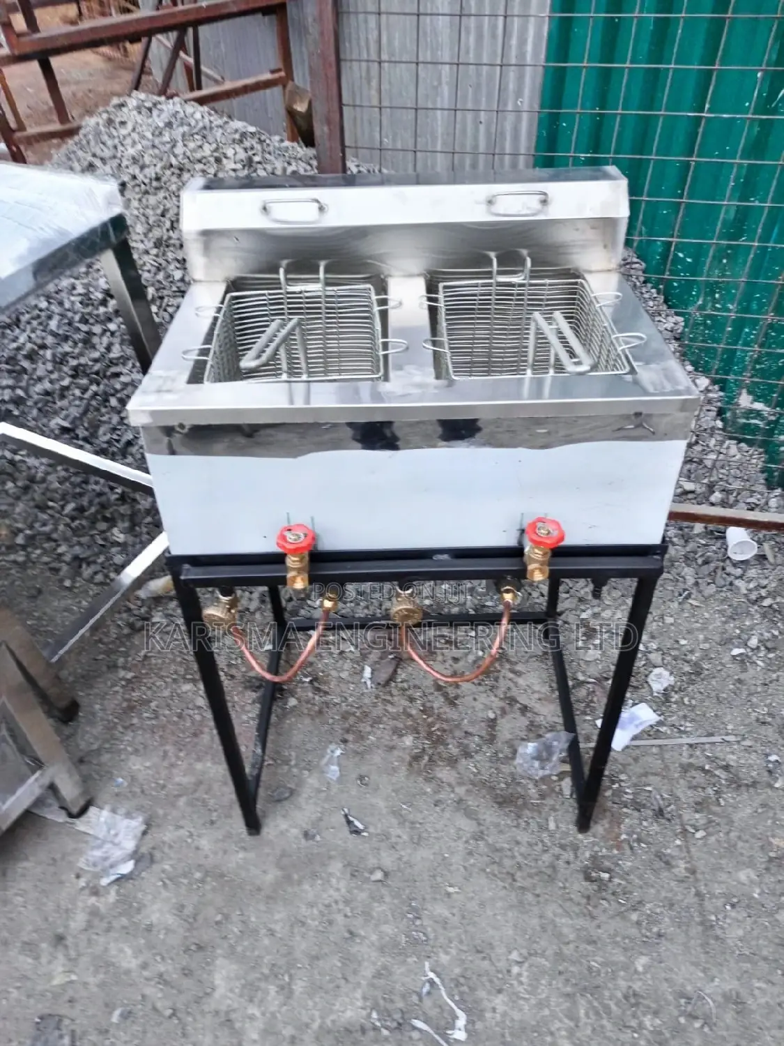 Gas Double Fryer Stainless